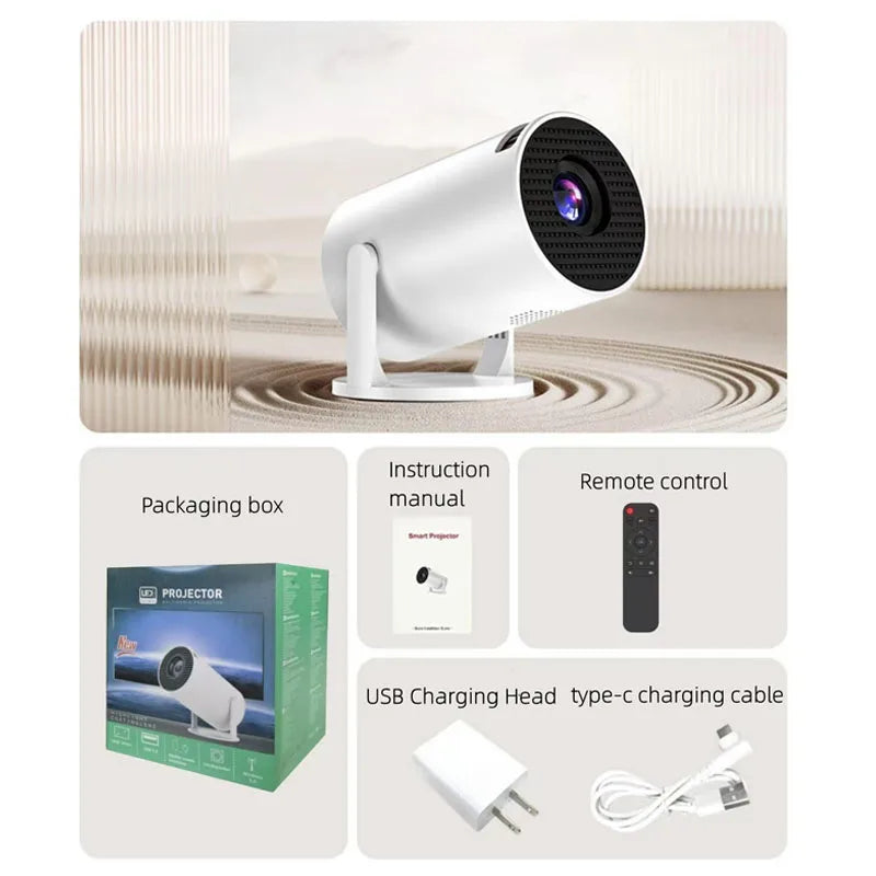 Portable Mini Projector Y2S Home HD Projector Home Cinema Outdoor Mobile Cinema Bedroom Projection Office Projection