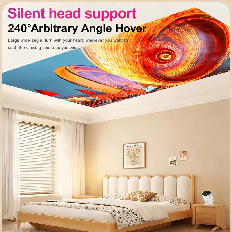 Portable Mini Projector Y2S Home HD Projector Home Cinema Outdoor Mobile Cinema Bedroom Projection Office Projection