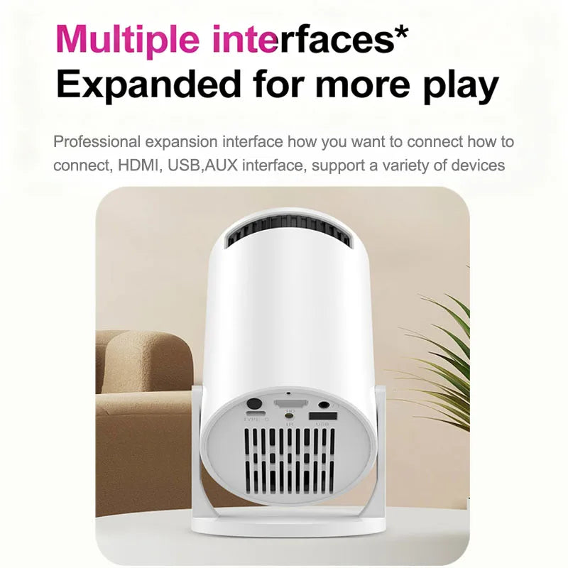 Portable Mini Projector Y2S Home HD Projector Home Cinema Outdoor Mobile Cinema Bedroom Projection Office Projection