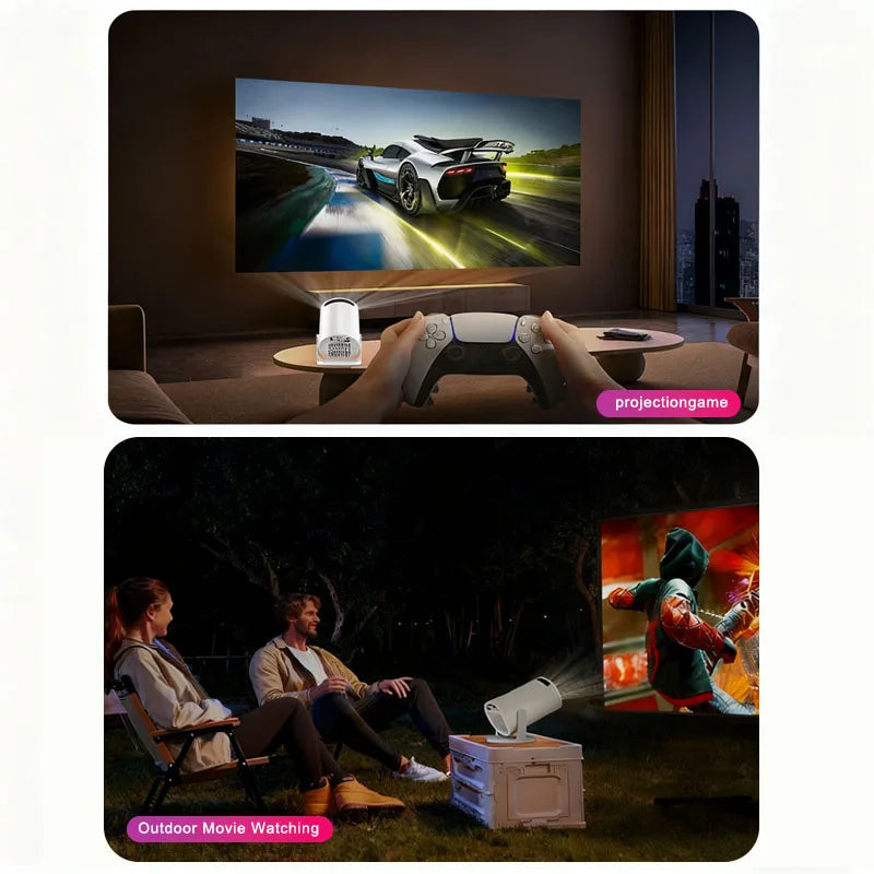 Portable Mini Projector Y2S Home HD Projector Home Cinema Outdoor Mobile Cinema Bedroom Projection Office Projection